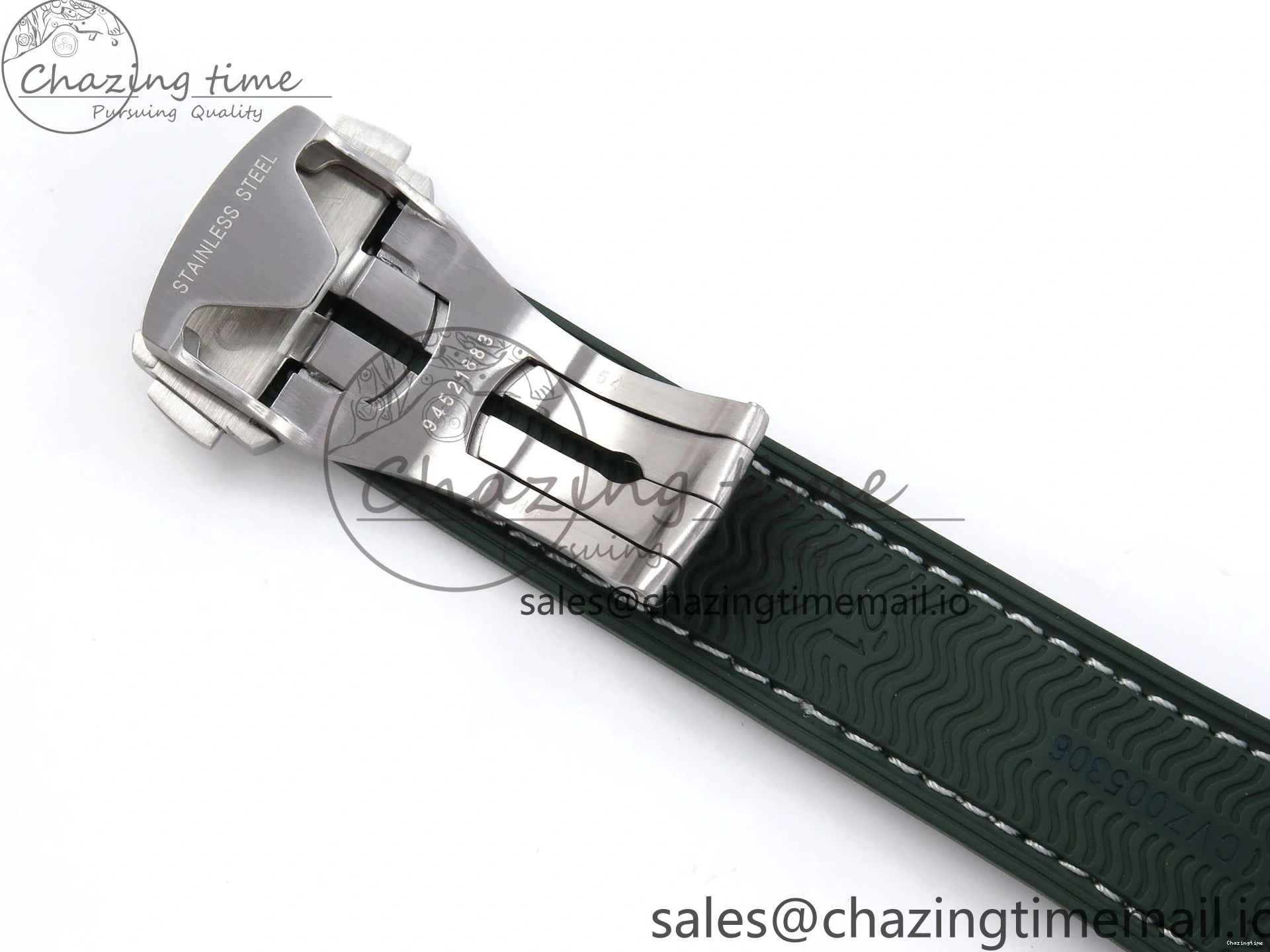0513 Planet Ocean 43.5mm SS VSF 1:1 Best Edition Green Bezel White Dial on Green Rubber Strap A8900 Super Clone Unisex 7713